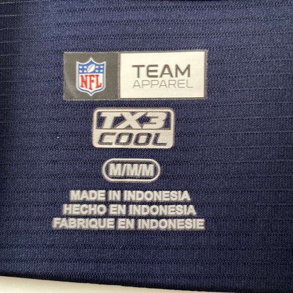 NFL Team Apparel Quarter Zip Lightweight Sweater- New England Patriots - Picture 2 of 6